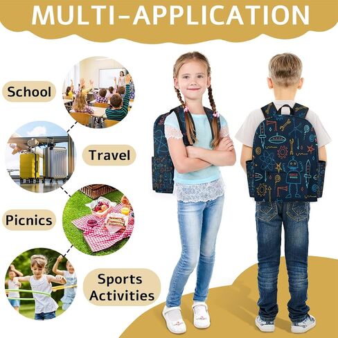 Toddler Backpack for Boys Girls, Kids Backpacks for Preschool, Kindergarten, Elementary School with Padded Back, Sturdy School Bags Children Bookbags Casual Travel Back Pack (Robot) in Kuwait
