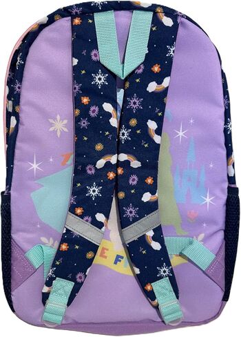 Frozen 2 Elsa Anna Girls Kid 16 inch School Backpack (One Size, Purple) in Saudi Arabia