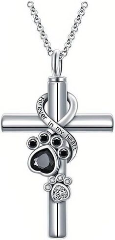 Black Cat Claw Cross Necklace, Birthday and Christmas Gift, Suitable for Daily Wearing in Saudi Arabia