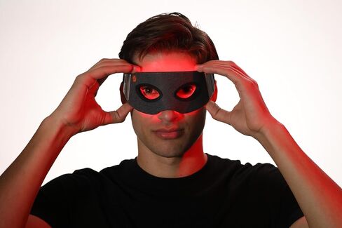 Red Light Eye Mask - Reduce Dark Circles & Wrinkles, Red Light Therapy for Under-Eye Treatment & Rejuvenation, Anti-Aging, Boost Collagen - Only 3 Minutes a Day in Saudi Arabia