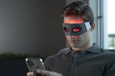 Red Light Eye Mask - Reduce Dark Circles & Wrinkles, Red Light Therapy for Under-Eye Treatment & Rejuvenation, Anti-Aging, Boost Collagen - Only 3 Minutes a Day in Saudi Arabia