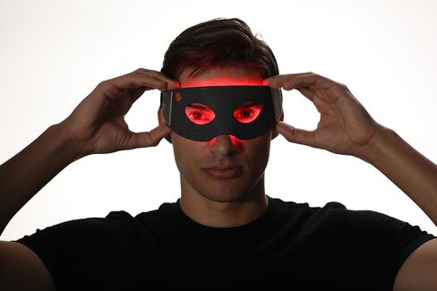Red Light Eye Mask - Reduce Dark Circles & Wrinkles, Red Light Therapy for Under-Eye Treatment & Rejuvenation, Anti-Aging, Boost Collagen - Only 3 Minutes a Day in Saudi Arabia