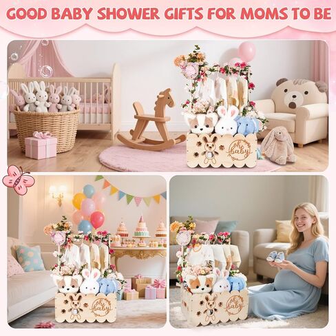 خزانة قفص استحمام خشبي للأطفال، سلة استحمام للأطفال بمقبض وإكليل، قفص خشبي، سلال أطفال سهلة التجميع للأولاد حديثي الولادة والبنات، هدايا الحمل للآباء الجدد in Kuwait