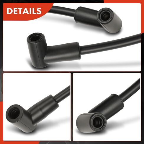 A-Premium 4PCS Spark Plug Wires Compatible with Johnson Evinrude 90-115Hp 60-Degree Carbureted 1995-2006 in Saudi Arabia