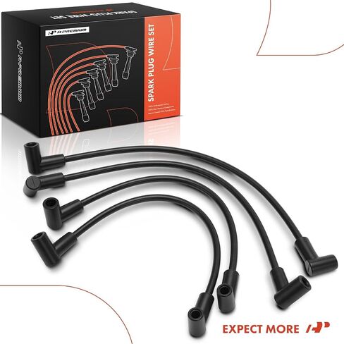 A-Premium 4PCS Spark Plug Wires Compatible with Johnson Evinrude 90-115Hp 60-Degree Carbureted 1995-2006 in Saudi Arabia