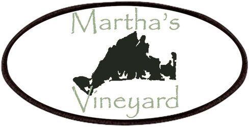CafePress Martha's Vineyard Patch, 4x2in Printed Novelty Applique Patch in Saudi Arabia