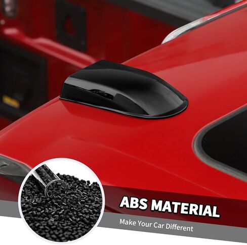 Jimen Compatible with Ford F150 2021-2023, 2PCS Roof Antenna Cover Radio Signal Antenna Decoration Trim Cover (Carbon Fiber) in Saudi Arabia