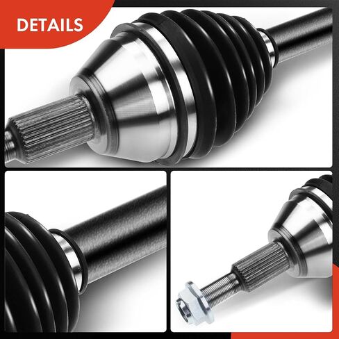 A-Premium CV Axle Shaft Assembly - Compatible with Chrysler Pacifica 2007 2008 V6 4.0L - Front Left Driver Side, Replace# 4880341AB, 4880341AC in Saudi Arabia