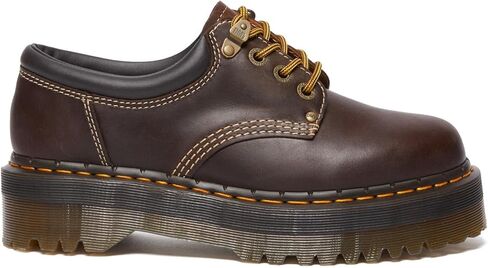 Dr. Martens 8053 Quad - Shoes for Women - Leather Upper - Padded Collar - PVC Midsole - Air-Cushioned Outsole Vintage Taupe UK 12 (US Men's 13) Medium in Saudi Arabia