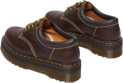 Dr. Martens 8053 Quad - Shoes for Women - Leather Upper - Padded Collar - PVC Midsole - Air-Cushioned Outsole Vintage Taupe UK 12 (US Men's 13) Medium in Saudi Arabia