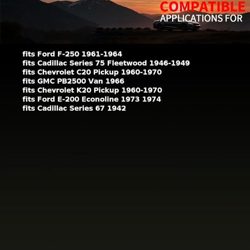طقم أسطوانة فرامل الطبل الأمامية والخلفية يناسب Ford F-250 1961-1964 يناسب سلسلة كاديلاك 67، 75 فليتوود 1942-1949 يناسب شيفروليه C20 بيك اب، K20 بيك اب 1960-1970 قطعتان in Saudi Arabia