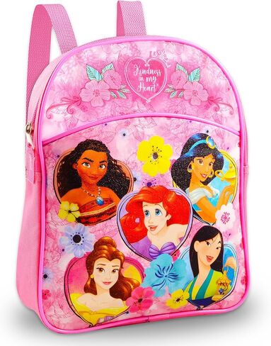 Disney Princess Mini Backpack for Kids - Bundle with 11" Small Bag for Girls Plus Water Bottle, Play Pack, More | Disney Princess Backpack Purse for Kids, Toddlers in Saudi Arabia