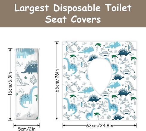 10 Pcs Disposable Stool Seat Covers, Waterproof Non-Slip Toilet Seat Covers for Bathroom Public Restrooms, Portable for Travel -Blue in Saudi Arabia