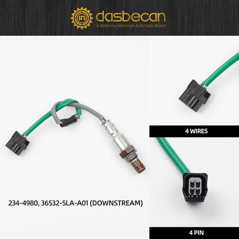 Dasbecan 2PCS O2 Oxygen Sensor Set Compatible with Honda CR-V 2012-2019 & Accord 2013-2017 Upstream & Downstream Sensors 234-9131 & 234-4980 in Saudi Arabia