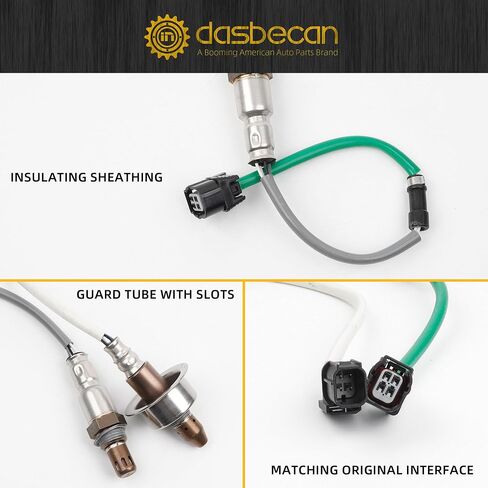 Dasbecan 2PCS O2 Oxygen Sensor Set Compatible with Honda CR-V 2012-2019 & Accord 2013-2017 Upstream & Downstream Sensors 234-9131 & 234-4980 in Saudi Arabia
