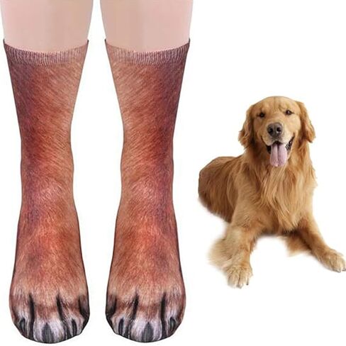 White Elephant Gifts for Adults-Christmas Essentials Gifts Animal Paw Socks Stocking Stuffers for Women Men Teens in Saudi Arabia