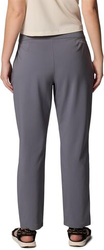 Columbia Womens All Seasons Pull-On Pant, City Grey, Small Long in Saudi Arabia