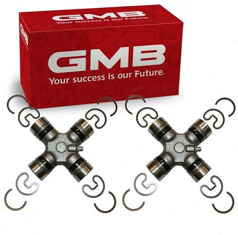 قطعتان من المفاصل العالمية للعمود الخلفي GMB في المنتصف الأمامي متوافقة مع شيفروليه كولورادو 2004-2012 - حلقات قفل داخلية وخارجية in Saudi Arabia