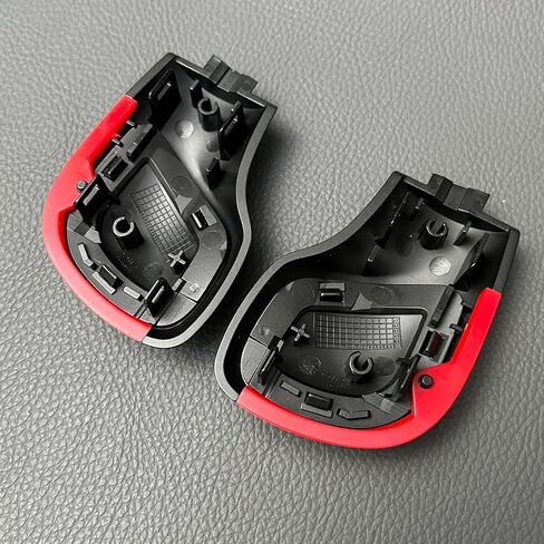 Leather Gear Shift Knob Gear Side Cover with Black Chrome (Set of 4) Parts for VW Golf 6 7 R GTI Passat B7 B8 CC R20 Jetta MK6 GLI Car Parts in Kuwait