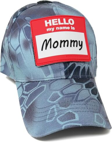 مرحبًا اسمي Mommy PVC Hook and Loop Patch | رقعة تكتيكية مضحكة لحقائب الحفاضات ومعدات الأب in Kuwait