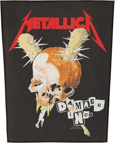 Metallica Men's Damage Inc Back Patch Black in Saudi Arabia