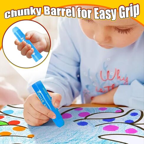 Aen Art Paint Sticks, 12 Colors Solid Tempera Paint Sticks for Kids, Quick Drying Washable Paint for Toddlers and Kids in Saudi Arabia