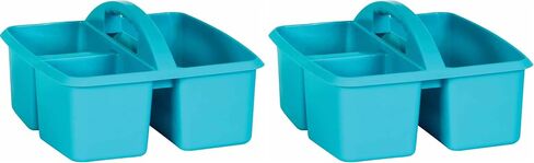 TEACH CREATE RESOURCE Teal Plastic Storage Caddy (Pack of 2) in Saudi Arabia