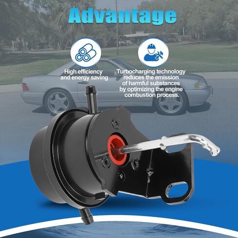 مشغل صمام تجاوز الشاحن الأسود، مناسب لـ Eaton GM Grand Prix Regal GS Bonneville Impala، مشغلات بوابة النفايات للشاحن التوربيني، استبدال #89018120 in Saudi Arabia