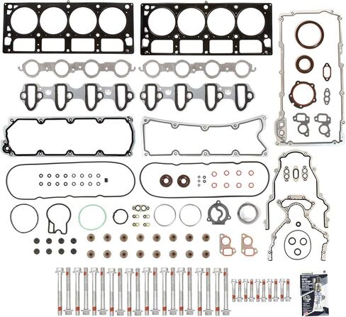 MA-4216923966 Full Gasket Set Head Bolts Compatible With/For 04-09 Cadillac GMC Chevrolet Hummer 6.0 N U in Saudi Arabia
