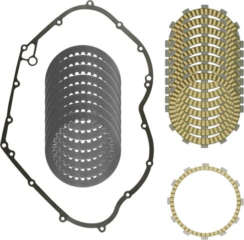 Caltric Clutch Friction Steel Plates and Gasket Kit Compatible with Yamaha V Star 1300 XVS13 2007-2017 in Saudi Arabia