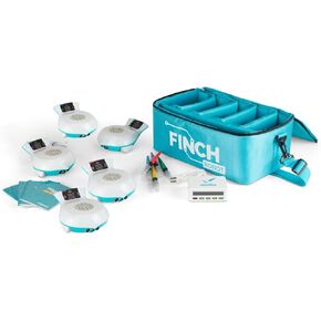 Birdbrain Finch Robot 2.0 مع Microbit - لعبة الترميز الجذري الروبوت للأطفال والبالغين - تعلم لغات الترميز الثدي و 8 - مجموعة روبوتات قابلة للبرمجة - التحكم عن بُعد وتطبيق يسيطر عليها | تتراوح أعمارهم بين 5-16 in Kuwait