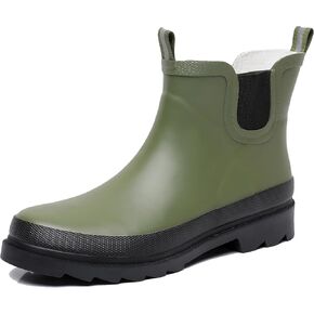 أحذية المطر القصيرة للنساء، أحذية تشيلسي للحديقة، مقاومة للماء، أحذية المطر للكاحل للسيدات، نعل داخلي مريح، أحذية العمل في الهواء الطلق في جميع الأحوال الجوية in Kuwait