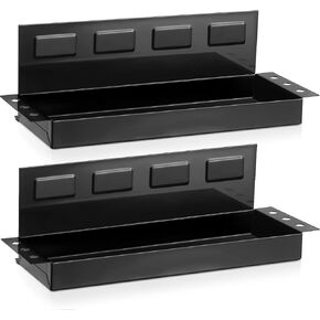 2 قطعة صينية صندوق أدوات مغناطيسية مقاس 30.48 سم مع حامل مفك براغي حامل علب مغناطيسي منظم رف أدوات مغناطيسي لمتجر الأدوات اليدوية ومرآب ورشة العمل، يحمل 6 مفكات براغي in Kuwait