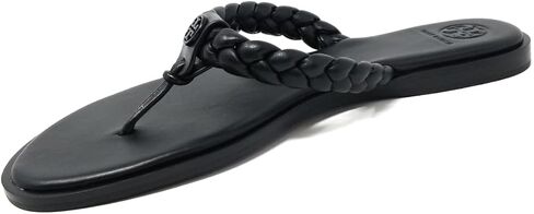 Tory Burch Women's Braided Benton Thong Flats Sandals (Perfect Black, us_footwear_size_system, adult, women, numeric, medium, numeric_7) in Saudi Arabia