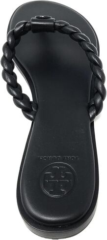 Tory Burch Women's Braided Benton Thong Flats Sandals (Perfect Black, us_footwear_size_system, adult, women, numeric, medium, numeric_7) in Saudi Arabia