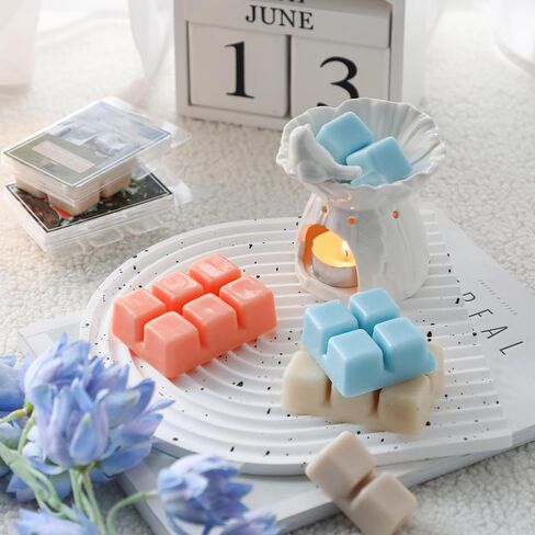 Fall Scented Wax Melts, Wax Cubes for Wax Warmer, Autumn Strong Scented Soy Wax Cubes 6 x 2.5oz(70g), Spiced Pumpkin, Autumn Wreath, Sweater Weather, Mulled Cider, Cinnamon Pumpkin, Pumpkin Chai in Saudi Arabia