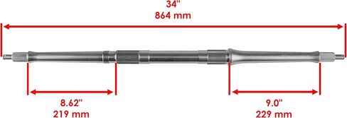 Caltric Rear Axle Compatible with Yamaha Raptor 350 YFM350R Special Edition 2004 2005 2006 2007 2008 2009 2010 2011 2012 2013 in Saudi Arabia