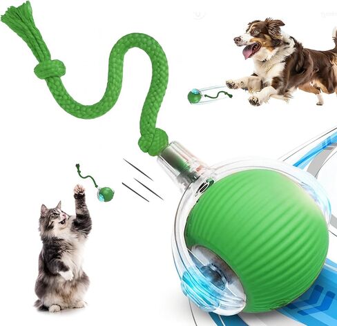 Speedy Tail 2.0 Cat Toy, 360°Automatic Rolling Ball, Smart Interactive Cat Toy, Smart Jumping Ball for Dogs, Speedy Tail 3.0, Automatic Dog Walker in Saudi Arabia