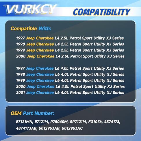 Electric Fuel Pump Module Assembly Compatible with 1997 1998 1999 2000 2001 Jeep Cherokee, 2.5L 4.0L, Replace E7121MN, E7121M, P75040M in Saudi Arabia