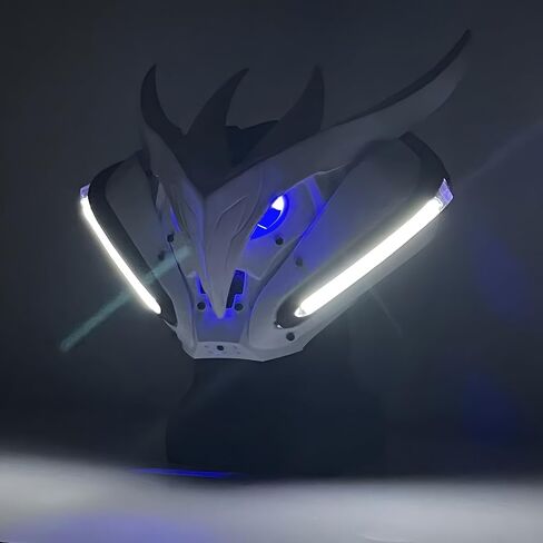 قناع Cyberpunk LED - خوذة كوسبلاي مستقبلية، خيال علمي in Saudi Arabia