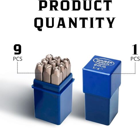 BELMAKS 63 PCS Metal Stamping Kit - Letter Punch Set Metal Stamps for Jewelry Making Leather Steel Number and Letter Stamping Kit Hand Press in Kuwait