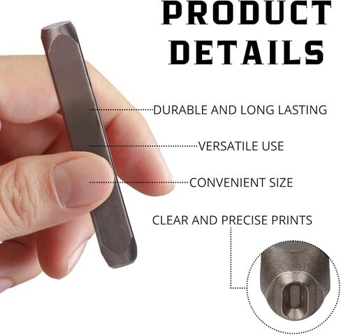 BELMAKS 63 PCS Metal Stamping Kit - Letter Punch Set Metal Stamps for Jewelry Making Leather Steel Number and Letter Stamping Kit Hand Press in Kuwait