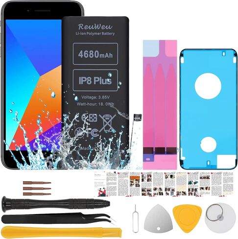 استبدال بطارية iPhone XR مقاس 6.1 بوصة لجميع شركات النقل ذات السعة المحسنة مع مجموعة أدوات الإصلاح in Saudi Arabia