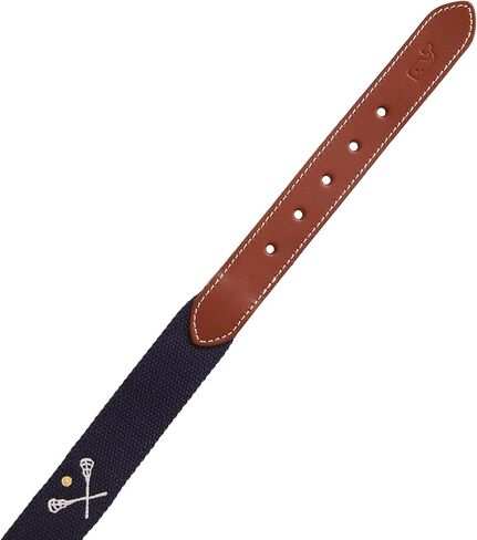 vineyard vines mens Lacrosse Sticks Embroidered Canvas Club Belt in Saudi Arabia