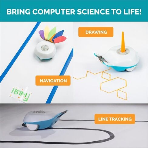 Birdbrain Finch Robot 2.0 مع Microbit - لعبة الترميز الجذري الروبوت للأطفال والبالغين - تعلم لغات الترميز الثدي و 8 - مجموعة روبوتات قابلة للبرمجة - التحكم عن بُعد وتطبيق يسيطر عليها | تتراوح أعمارهم بين 5-16 in Kuwait