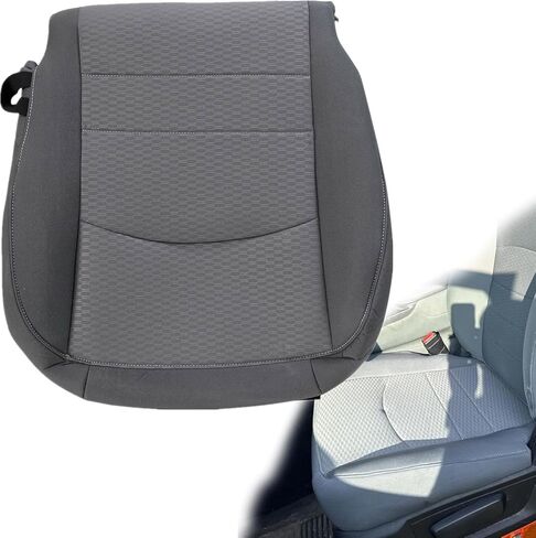 GXARTS Driver and Passenger Side Bottom & Foam Cushion Replacement Cloth Seat Cover Gray #X8 Fit for Dodge Ram 1500 2500 3500 4500 5500 2013 2014 2015 2016 2017 2018 in Saudi Arabia
