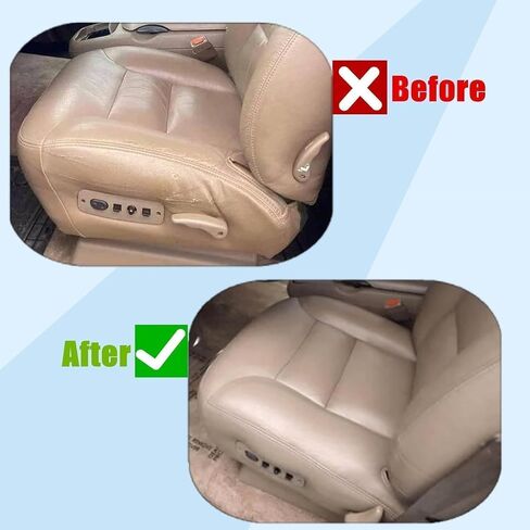 GXARTS Passenger Side Bottom Replacement Leather Seat Cover Tan Compatible with Chevy Suburban Tahoe Silverado GMC Yukon Sierra 1995 1996 1997 1998 1999 in Saudi Arabia