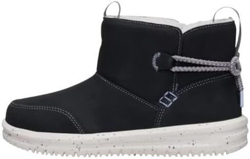HEYDUDE Women's Camden Bow Boots Cozy (Little Big Kid) Ankle in Saudi Arabia