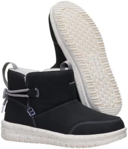 HEYDUDE Women's Camden Bow Boots Cozy (Little Big Kid) Ankle in Saudi Arabia