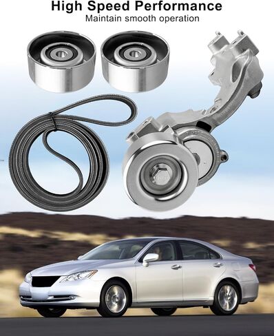 Drive Belt Tensioner Pulley Kit Replace 89374 1662031040 Fit for Toyota Camry 2007-2011 Sienna 2007-2010 Avalon 2005-2012 Lexus ES350 2007-2012 RX350 2007-2009, Engine Belt Tensioner Kit in Saudi Arabia